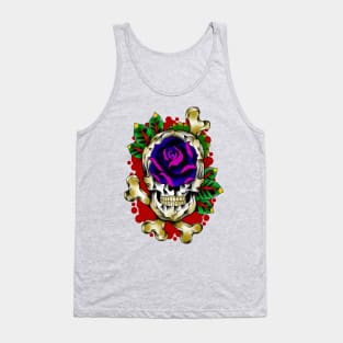 Skull Rose Tank Top